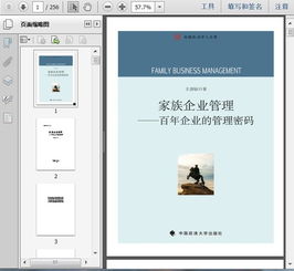 家族企业管理 百年企业的管理密码256页